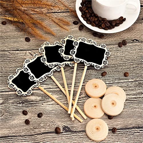 MVNOIRE Small Blackboard Bracket Position Card Message Board Wedding Party Supplies Decoration Desk Sticky Note