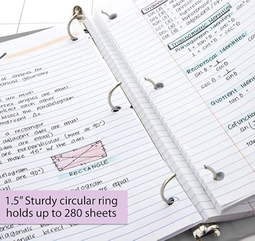 24 Pack, 1.5" Grey 3-Ring View Binder w/ 2-Pockets