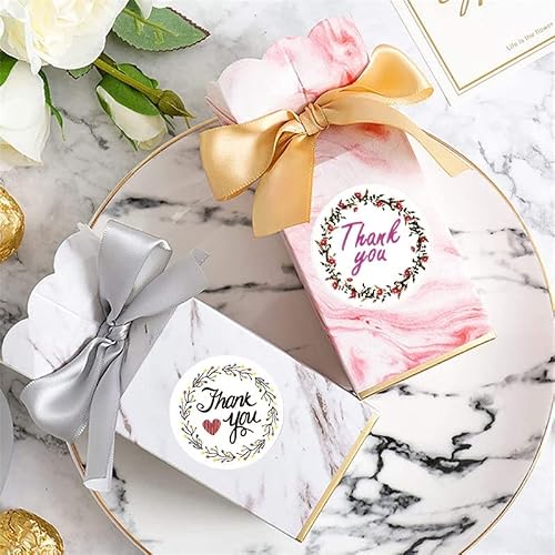 MVNOIRE Labels Thank You Stickers Pretty Gift Cards Baking Envelope Sealing Label