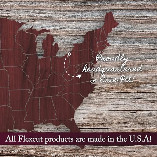 Flexcut Wood Carving Tools | Micro Parting Tool | 90 Degree 3mm | Razor Sharp 1095 High Carbon Steel Blade for Miniature & Fine Detail Work | Ergonomic Ash Hardwood Handle | MT41 | Made in the U.S.A.