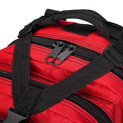 CAIMIAO 20L First Aid Backpack Trauma First Aid Kit, First Responder Trauma Bag Waterproof Multi-Pocket for Hiking Travel Field Trips Camping(Khaki)