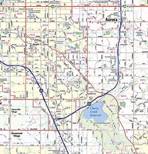 Greater Denver Metro Area (42" Wide by 52" high)