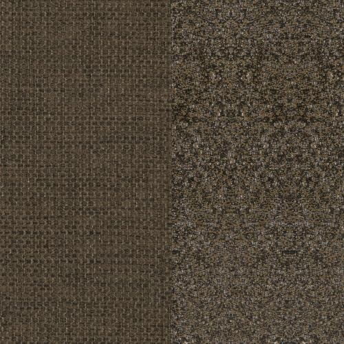 Flash Furniture 4 Pack HERCULES Series 21''W Stacking Church Chair in Brown Fabric - Gold Vein Frame
