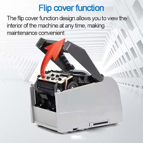Automatic Tape Cutting Machine, 6-Memory Digital Dispenser with Manual/Auto Mode, 6-60mm Width, 5-999mm Length, 200mm/s for Packing, Shipping, Office
