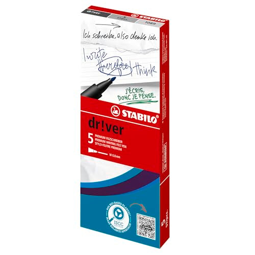 STABILO dr!ver - Premium Felt-Tip Pen - Medium