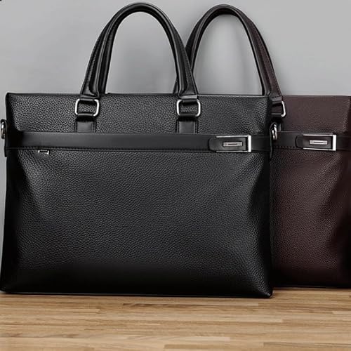 XDSRFVW Men's Briefcase Business Handbag Shoulder Bag 14 Inch Computer