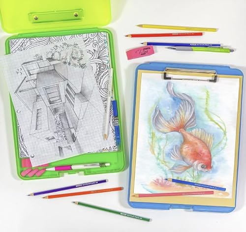 12 Pack, Translucent Clipboard Storage Case