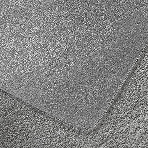 Floortex Poly Rctglr Lipped ChairMat Plush Pile Carpet48X53 (FR1113427LR)