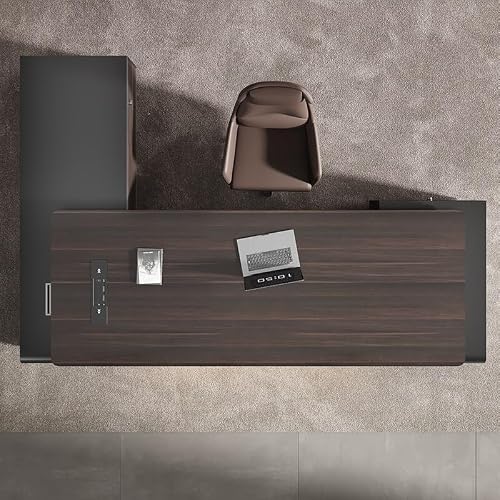 LINKIO Home Office Desks Boss Desk Simple CEO Leadership Office Furniture Manager Desk Computer Table Desk