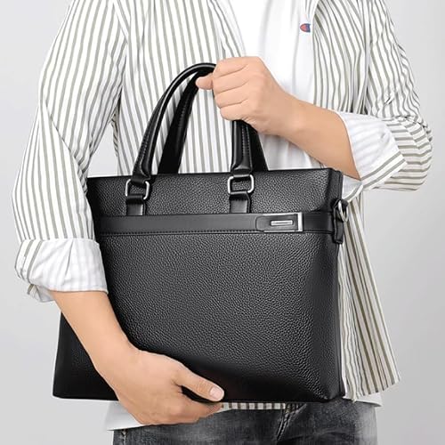 XDSRFVW Men's Briefcase Business Handbag Shoulder Bag 14 Inch Computer