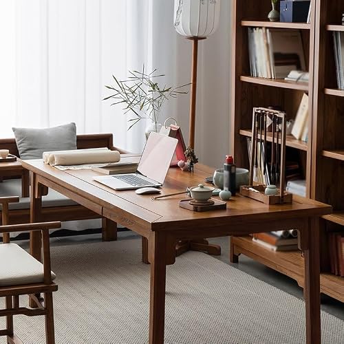 YOUQUEEN Home Office Desks Wooden Desk Chinese Writing Desk Office Desk Calligraphy and Painting Desk Study Calligraphy Desk Desks for Home Office