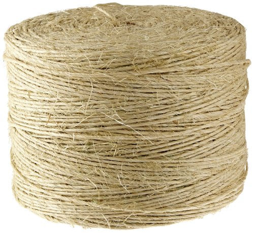 Box USA Sisal Tying Twine, 190 lbs. Tensile Strength, 3000', Brown (TWS300)