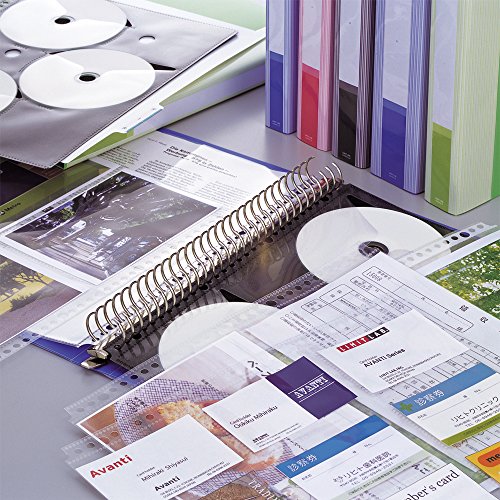Lihit Lab G3902-24 Refill Binder, A4, 30 Holes, Black