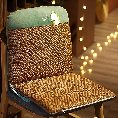 GSTYMXX Mat Rattan Seat Cushion Lumbar Pillow Office Back Support