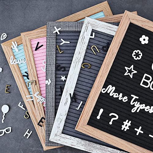 Pink Felt Letter Board 10x10 Inch, Pre Cut & Sorted 725 Letters, First Day of School Board, Changeable Letter Boards Message Board, Classroom Decor Farmhouse Wall Decor Sign Board