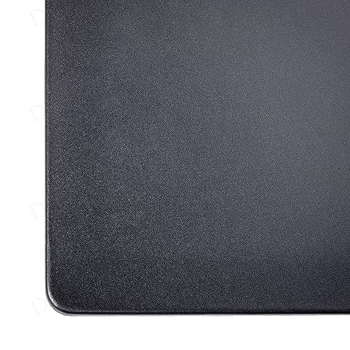 DACASSO Leather Desk Pad Without Side Rails - Luxury Leather Desk Blotter for Writing - Executive Desk Surface Protector - (Black, 30” x 19”)