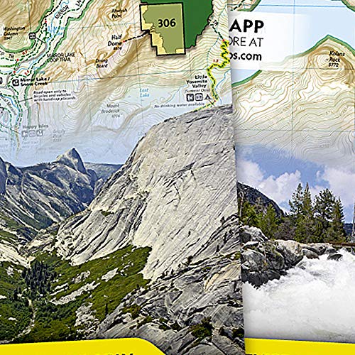 Yosemite National Park [Map Pack Bundle] (National Geographic Trails Illustrated Map)