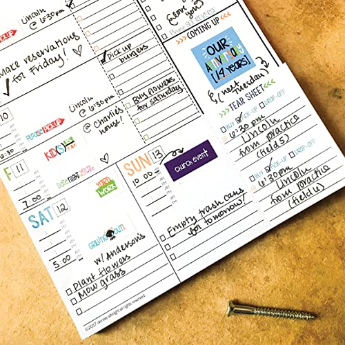 Bulk Dad Planner Stickers, Case of 50 Sticker Sets, 644 Stickers/Set, Calendar Stickers for Birthday & Anniversary Reminders, Holidays, Date Nights, Family Events, to-Dos
