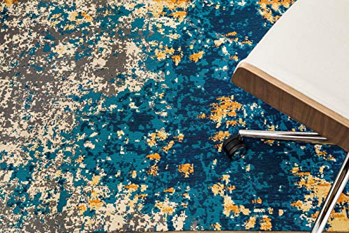 Anji Mountain 48" x 36" Rug'd Office Chair Mat for Carpet & Hardwood Floor