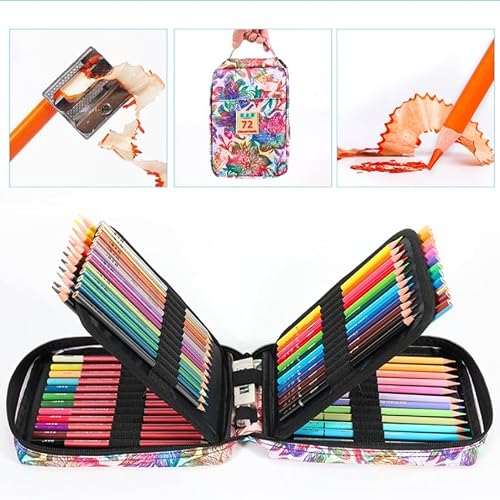 72 Color Mixed Lead Set Metallic Skin Carbon Pen Handheld Drawing Pencil