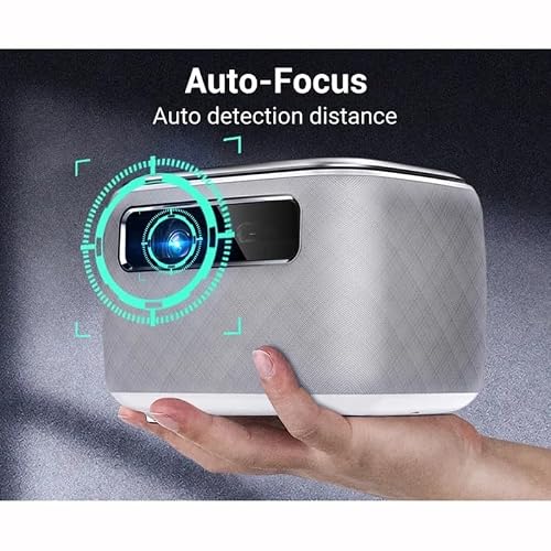 Portable LED DLP Outdoor Home Theater Projector for 4K 1080P Smart Screen