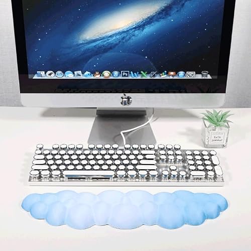 SDREYKUF Gradient Color Machine Keyboard Hand-held Wrist Rest Wristband Desktop Silicone Non-Slip