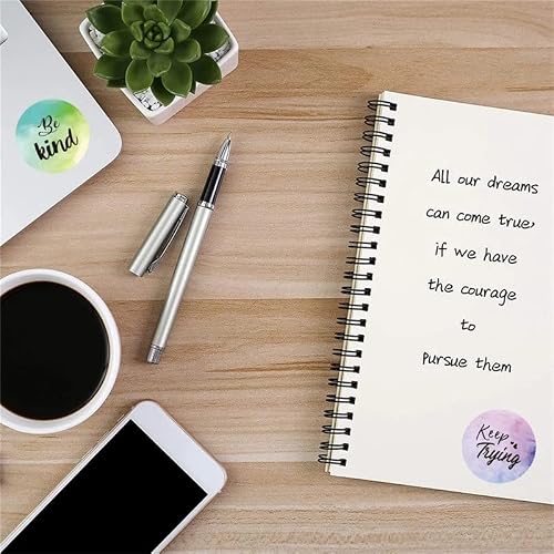 OBKSEB Watercolor Reward/Incentive Stickers Motivational Sticker School Stationery Supplies