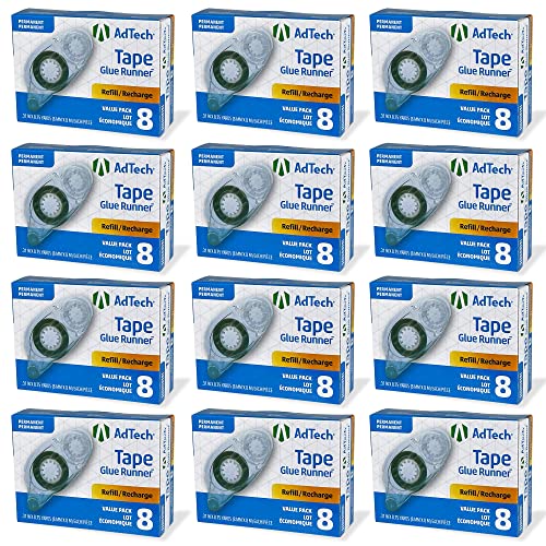 AdTech 05674 Permanent Crafter's Tape Refills, case pack of 12