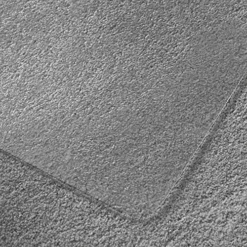 Floortex 1115223ER Cleartex Ultimat Polycarbonate Chair Mat for Low/Medium Pile Carpet, 48 x 60