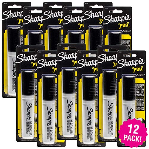 Sharpie Chisel Tip Magnum Permanent Marker 12/Pkg-