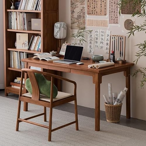 YOUQUEEN Home Office Desks Wooden Desk Chinese Writing Desk Office Desk Calligraphy and Painting Desk Study Calligraphy Desk Desks for Home Office
