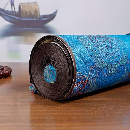 Calligraphy Copy Stickers Chinese Ancient Books 琉璃光如来本愿功德经卷轴临摹字帖小楷手抄佛经初学者入门(1Pcs 【精裱卷轴套装】配普通钢笔式毛笔+不含墨水+白玉流苏】)