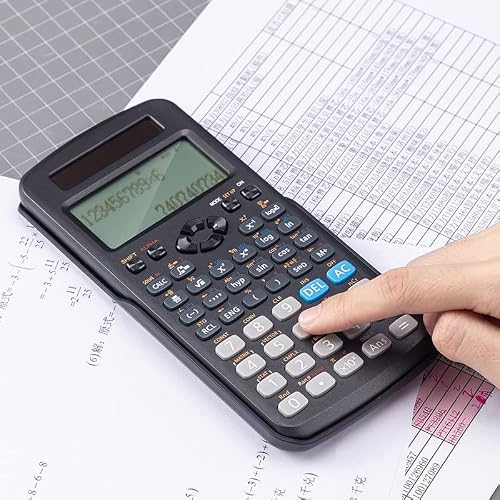 FMURY Scientific Calculator 417 Function Standard Engineer Calculators Middle High School Student Supplies Electronic Calcu