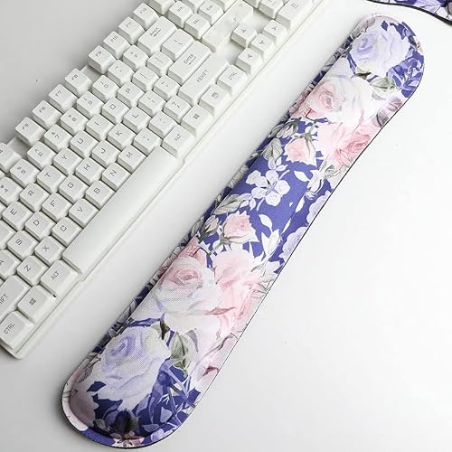 NRFJFOP Pad Wrist Rest Rubber Base Memory Foam Set Desk Mat with Keyboard pad(D)