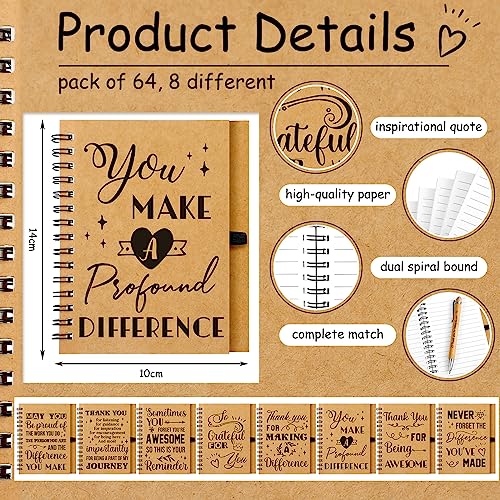 Tenceur 64 Sets/128 Pcs Employee Appreciation Gifts Bulk
