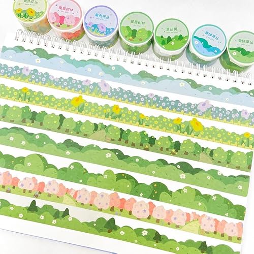 BFGRDDW Masking Washi Tape Art Decorative Adhesive DIY Scrapbooking Sticker Label