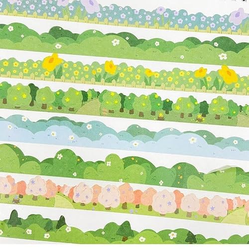 UOHLCX Masking Washi Tape Art Decorative Adhesive DIY Scrapbooking Sticker Label
