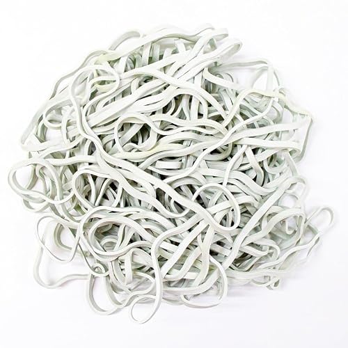 Extra Large 8-Inch Big Postal Rubber Bands | Heavy-Duty Biodegradable Elastic Bands (Pack of 120) | Natural Rubber | Durable for Office, Home, and Industrial Use