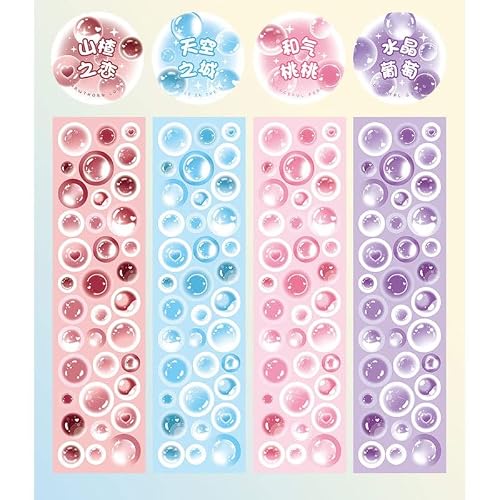UOHLCX Dream Bubble Decorative Adhesive Tape Washi DIY Scrapbooking Sticker Label