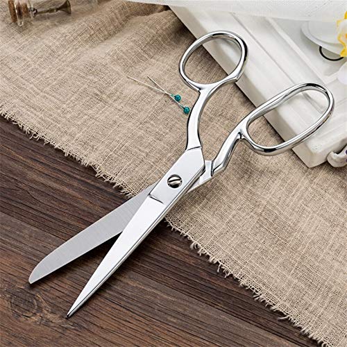 DSWMY Craft Scissors, Professional Tailor Scissors Stainless Steel Dressmaking Shears for Fabric Sewing DIY Needlework Tools