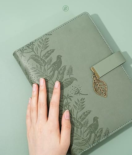 MVNOIRE Diary Binder A5 Notebook with Bullet Notepad Spiral Agenda Planner Stationery Organizer Office