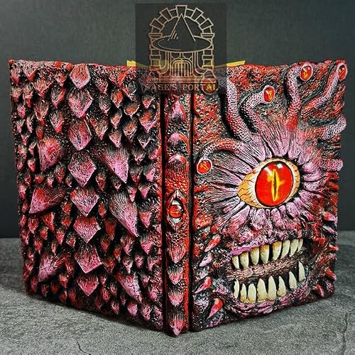 Sage's Portal Eye Tyrant Notebook for TTRPG DND Dungeons and Dragons Sketchbook Diary Journal (Notebook Gift Set, Red Eye Tyrant)