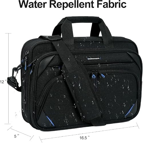 KROSER 15.6 Inch Laptop Briefcase Computer Bag, Messenger Shoulder Bag
