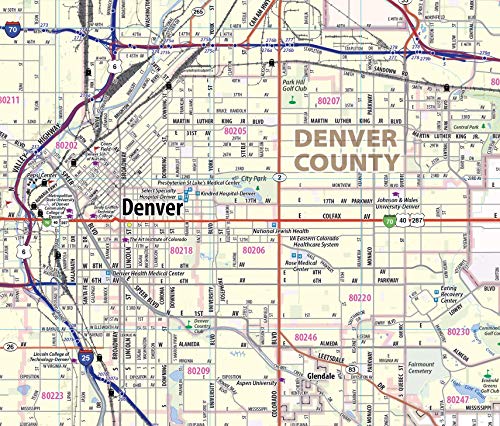 Greater Denver Metro Area (42" Wide by 52" high)