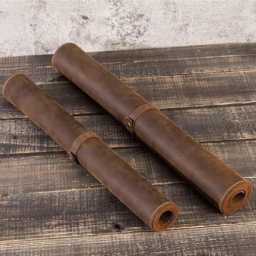 Retro Leather Pad Comfortable Flat Desk Mat