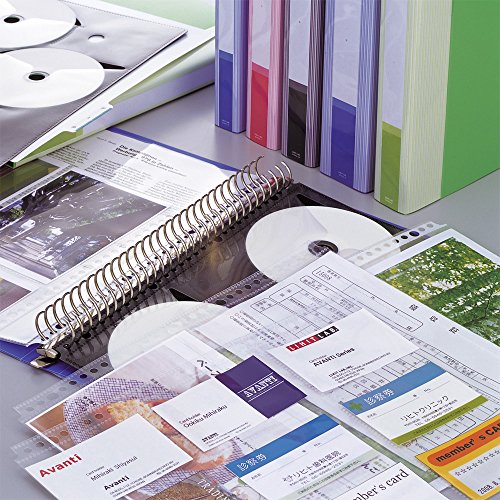 Lihit Lab G3902-24 Refill Binder, A4, 30 Holes, Black