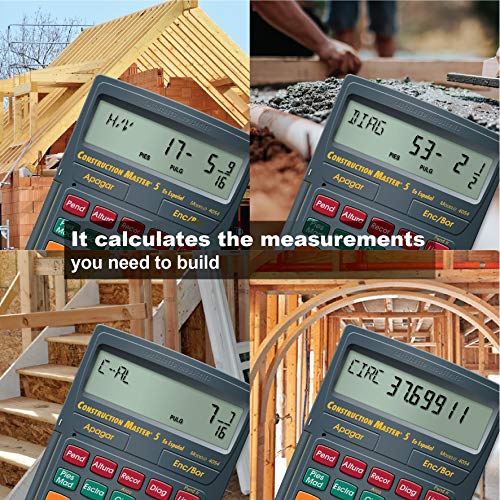 Calculated Industries 4054 Spanish Construction Master 5 Calculator