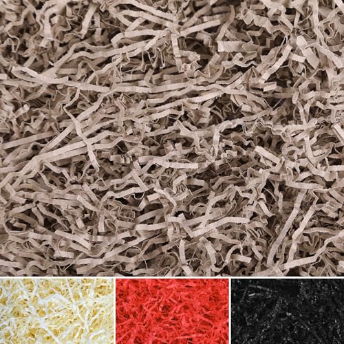 Creative Deco 2.20 lbs ECO Kraft Shredded Tissue Paper | Basket Box Hamper