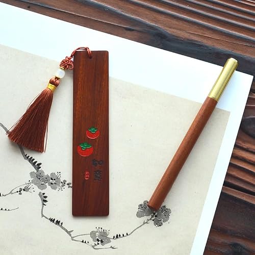 NSUQOA Beautiful and Easy to Use Chinese Literature Bookmark Pen Set