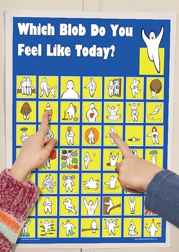 Loggerhead Publishing Which Blob Do You Feel Like Today? Poster for Conversations about Feelings & Emotions